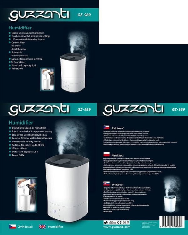Υγραντήρας WL Toys GUZZANTI GZ-989