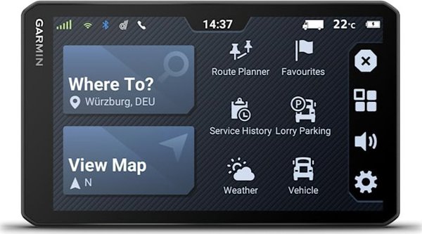 Σύστημα Πλοήγησης GPS Garmin Garmin Dezl LGV720, MT-D Truck/LKW Navigation