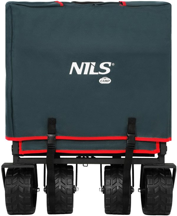 Nils Camp Καρότσι Μεταφοράς NC2601 160L Ανθρακί - Πτυσσόμενο Καρότσι Κήπου και Παραλίας