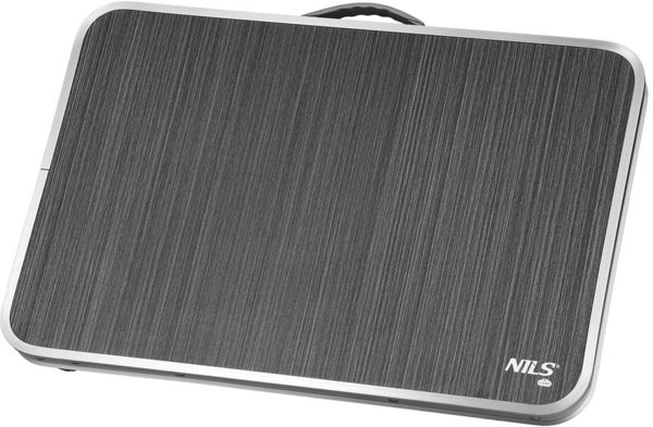 NC3401 ΠΤΥΣΣΟΜΕΝΟ ΤΡΑΠΕΖΙ ΚΑΜΠΙΝΓΚ 60x40x50 CM ΣΚΟΥΡΟ ΓΚΡΙ NILS CAMP