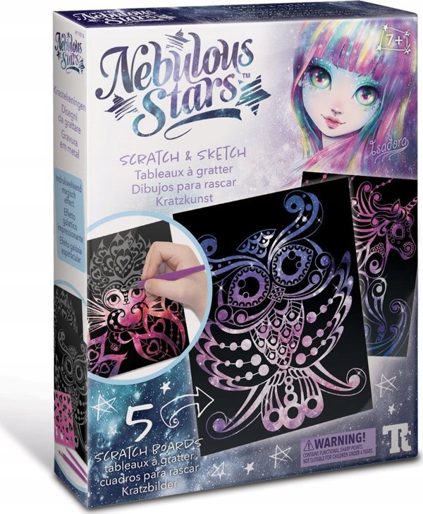 Nebulous Stars NEBULOUS STARS rinkinys Scratch and Sketch, 11014