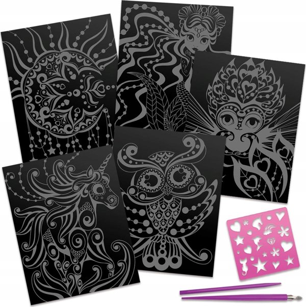 Nebulous Stars NEBULOUS STARS rinkinys Scratch and Sketch, 11014