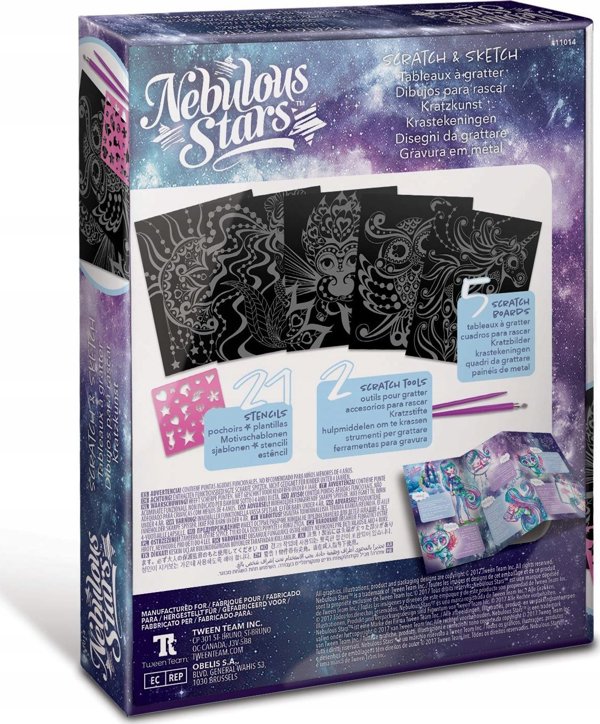 Nebulous Stars NEBULOUS STARS rinkinys Scratch and Sketch, 11014