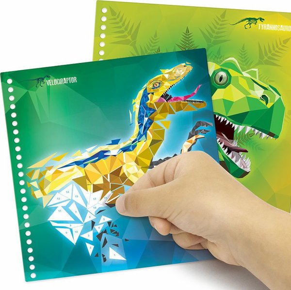 Nebulous Stars DINOSART creative book Sticker-by-Number, 15202