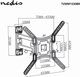Nedis Nedis TVWM1530BK βάση τηλεόρασης για τηλεοράσεις 139,7 cm (55") Μαύρο