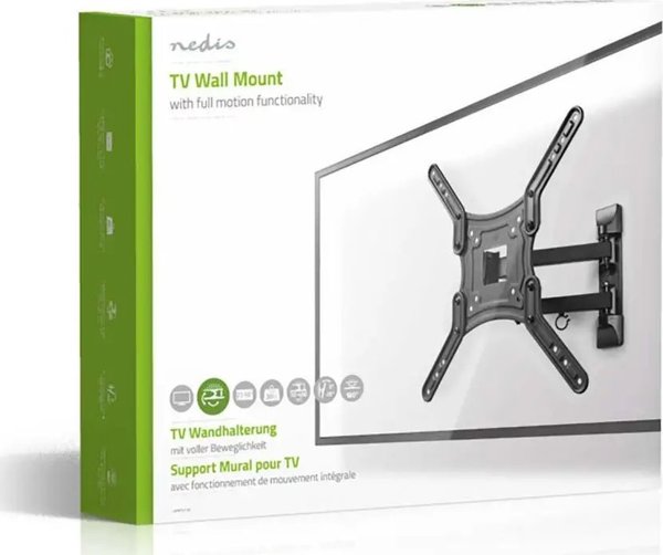 Nedis Nedis TVWM1530BK βάση τηλεόρασης για τηλεοράσεις 139,7 cm (55") Μαύρο