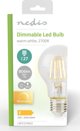 Nedis Nedis LBFE27A602 λάμπα LED Θερμό λευκό 2700 K 7 W E27 E