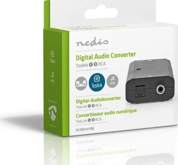 Nedis Nedis ACON2507BK μετατροπέας αρχείων ήχου Μαύρο