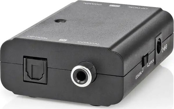 Nedis Nedis ACON2507BK μετατροπέας αρχείων ήχου Μαύρο