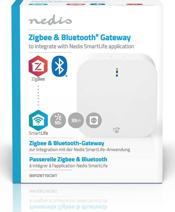 Nedis WIFIZBT10CWT έξυπνος δέκτης Bluetooth 2400 - 2484 MHz Λευκό