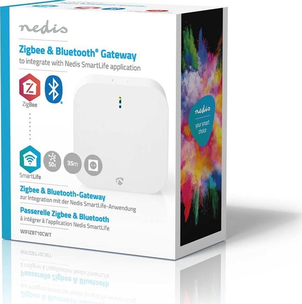 Nedis WIFIZBT10CWT έξυπνος δέκτης Bluetooth 2400 - 2484 MHz Λευκό