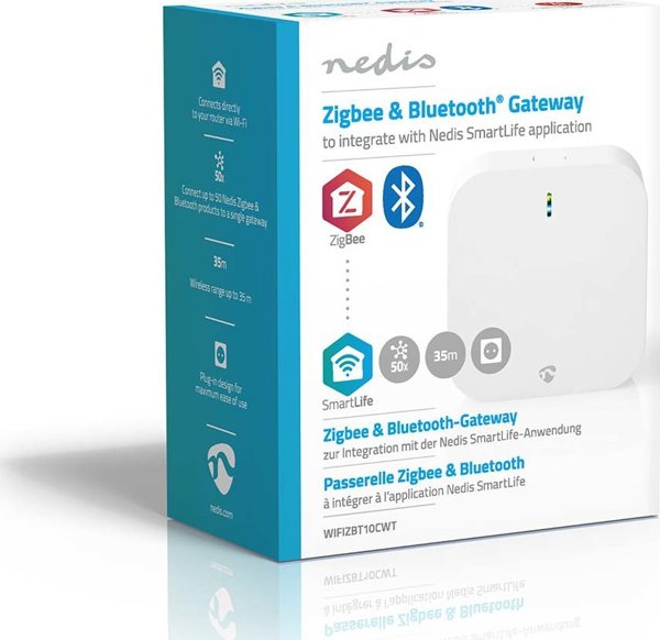 Nedis WIFIZBT10CWT έξυπνος δέκτης Bluetooth 2400 - 2484 MHz Λευκό