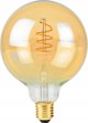 Nedis Nedis LBDE27G125GD λάμπα LED Πολύ ζεστό φως, Ζεστό λευκό 2100 K 3,8 W E27 G