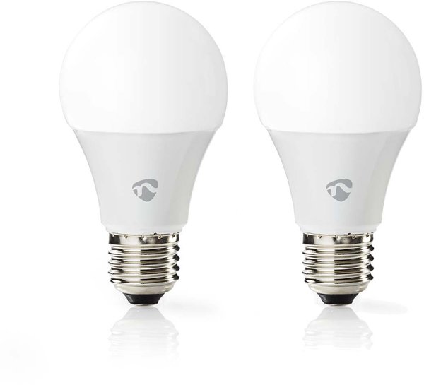 Nedis WIFILRC20E27 Smartlife RGB E27 9W LED Bulb 2-pack