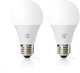 Nedis WIFILRC20E27 Smartlife RGB E27 9W LED Bulb 2-pack