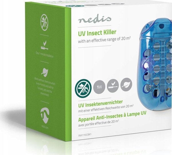 Nedis Nedis INKI110CBK1 παγίδα για έντομα Παγίδα για κουνούπια Λευκό