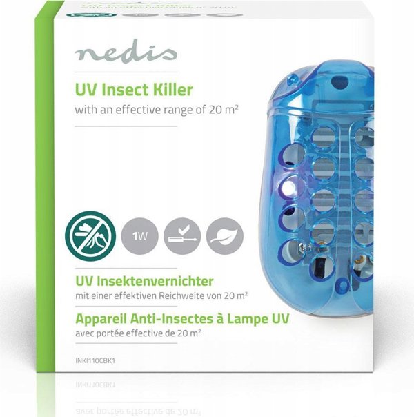 Nedis Nedis INKI110CBK1 παγίδα για έντομα Παγίδα για κουνούπια Λευκό