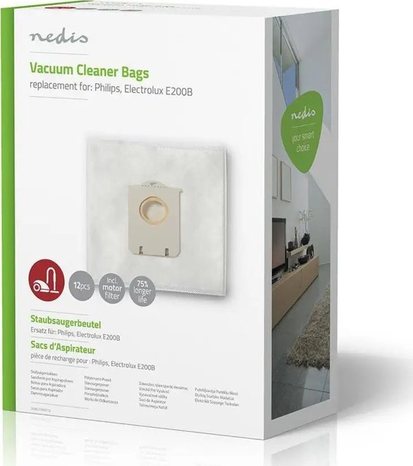 Nedis Nedis DUBG220AEP12 αξεσουάρ/αναλώσιμο για ηλεκτρική σκούπα Σακούλα σκόνης