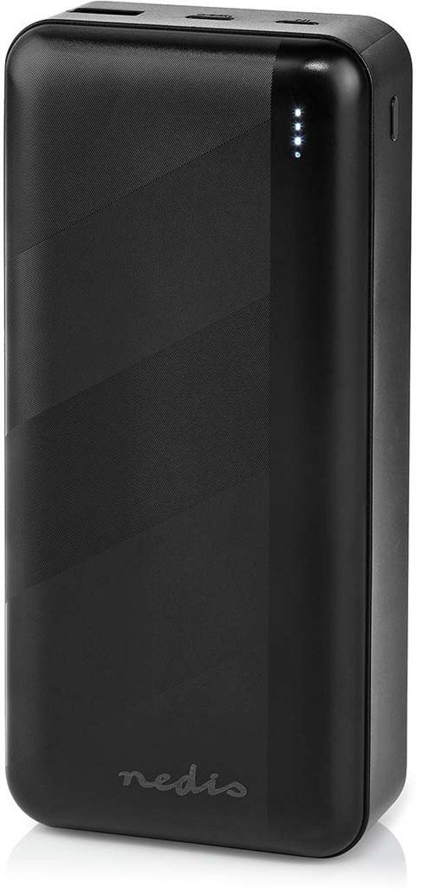 NEDIS Powerbank 30000mAh, μαύρο