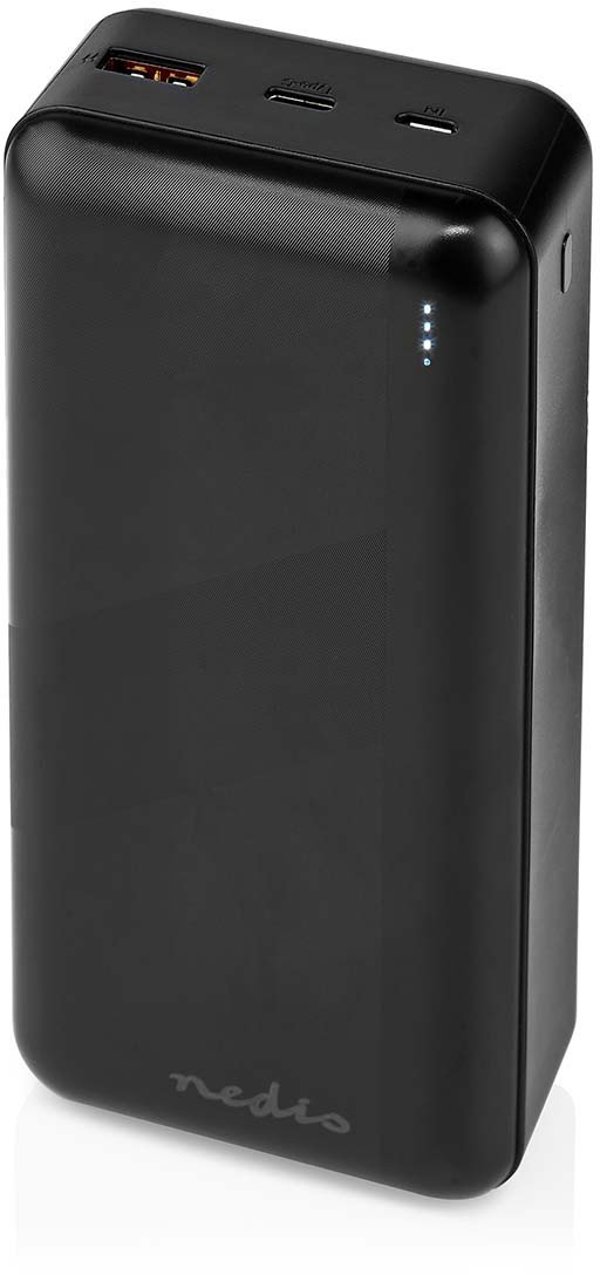 NEDIS Powerbank 30000mAh, μαύρο