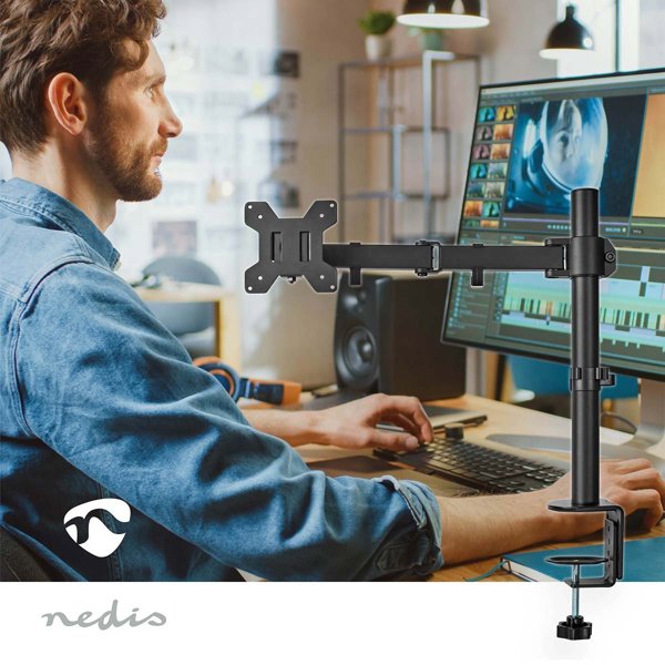 Βραχίονας μονής οθόνης Nedis για μία οθόνη