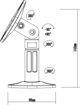 NEOMOUNTS Βάση οροφής για ηχείο Speaker-W100 λευκό 1τμχ.