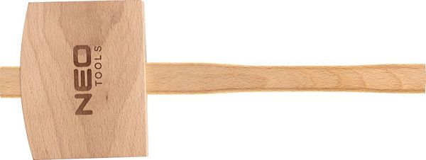 Neo Ξύλινο σφυρί (Wooden hammer 660g, 140x110x50 mm, μήκος 380 mm)