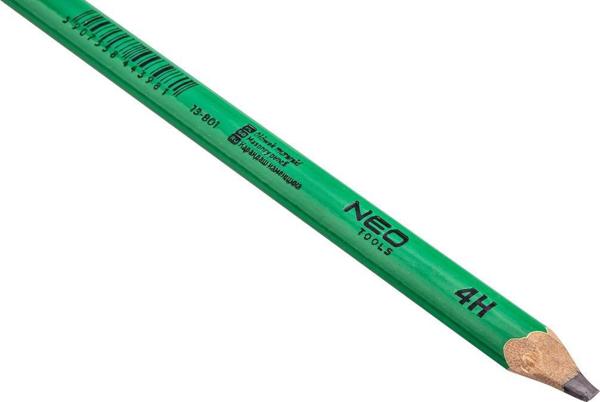 Neo Μολύβι Οικοδόμου 240mm, Σκληρότητα 4H, Επαγγελματικό Μολύβι Τοιχοποιίας 13-801