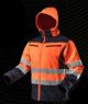 Neo Προειδοποιητικό μπουφάν εργασίας softshell με κουκούλα πορτοκαλί μέγεθος XXL (81-701-XXL)