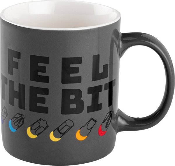 Neo Kubek z nadrukiem FEEL THE BIT, 330ml