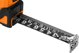 Neo Μέτρο ταινίας από χάλυβα Super Black 5 m x 25 mm, αυτόματο κλείδωμα, δύο κουμπιά στοπ, μαγνήτης