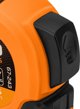 Neo Μέτρο ταινίας από χάλυβα Super Black 5 m x 25 mm, αυτόματο κλείδωμα, δύο κουμπιά στοπ, μαγνήτης