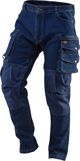 Neo Εργατικά παντελόνια DENIM, ενισχύσεις στα γόνατα, μέγεθος XXXL