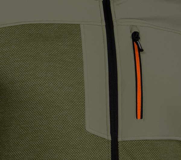 Neo Bluza softshell OUTDOOR, πράσινη, μέγεθος XXXL