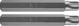 Neo Μύτη Κατσαβιδιού Spline M10, 75mm, Χάλυβας S2, 2 Τεμάχια 10-908