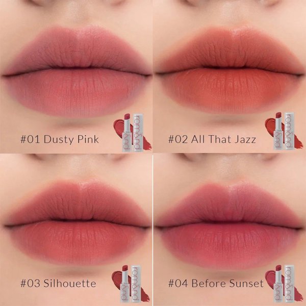 ROM&amp|ND_Zero Matte Lipstick κραγιόν για τα χείλη 02 All That Jazz 3g