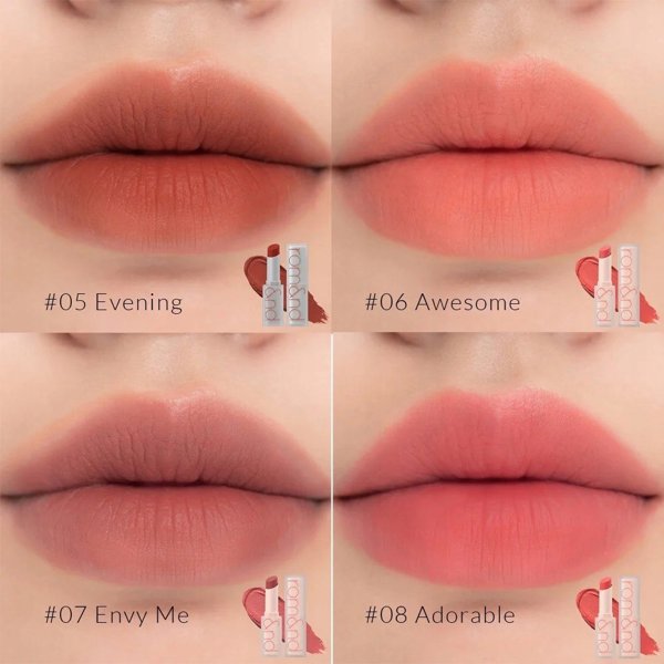 ROM&amp|ND_Zero Matte Lipstick κραγιόν για τα χείλη 02 All That Jazz 3g