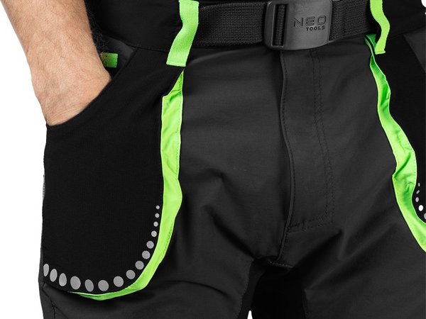 Neo Κοντό σορτς PREMIUM, 4 way stretch, μαύρο, μέγεθος XXL