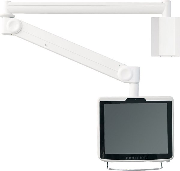 Neomounts by NewStar NEOMOUNTS FPMA-HAW100 Ιατρική Βάση Τοίχου LCD 25,4-60,96cm 10-24 ίντσες με δυνατότητα κλίσης/περιστροφής pivot VESA 75x75/100x100 6kg γκρι
