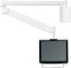Neomounts by NewStar NEOMOUNTS FPMA-HAW100 Ιατρική Βάση Τοίχου LCD 25,4-60,96cm 10-24 ίντσες με δυνατότητα κλίσης/περιστροφής pivot VESA 75x75/100x100 6kg γκρι