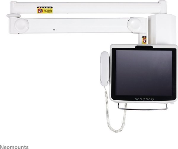 Neomounts by NewStar NEOMOUNTS FPMA-HAW100 Ιατρική Βάση Τοίχου LCD 25,4-60,96cm 10-24 ίντσες με δυνατότητα κλίσης/περιστροφής pivot VESA 75x75/100x100 6kg γκρι