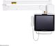 Neomounts by NewStar NEOMOUNTS FPMA-HAW100 Ιατρική Βάση Τοίχου LCD 25,4-60,96cm 10-24 ίντσες με δυνατότητα κλίσης/περιστροφής pivot VESA 75x75/100x100 6kg γκρι