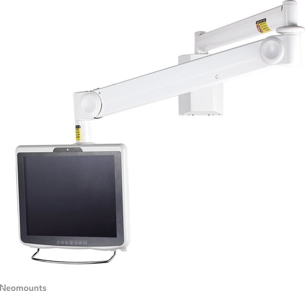 Neomounts by NewStar NEOMOUNTS FPMA-HAW100 Ιατρική Βάση Τοίχου LCD 25,4-60,96cm 10-24 ίντσες με δυνατότητα κλίσης/περιστροφής pivot VESA 75x75/100x100 6kg γκρι