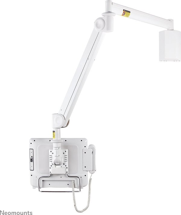 Neomounts by NewStar NEOMOUNTS FPMA-HAW100 Ιατρική Βάση Τοίχου LCD 25,4-60,96cm 10-24 ίντσες με δυνατότητα κλίσης/περιστροφής pivot VESA 75x75/100x100 6kg γκρι