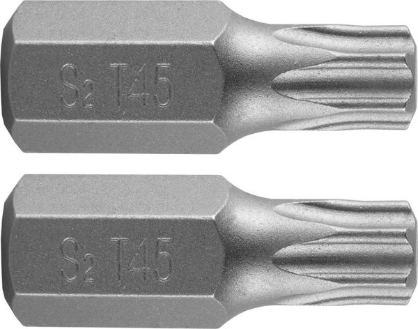 Neo Μύτη Κατσαβιδιού Torx T45, 30mm, Χάλυβας S2, Σετ 2 Τεμαχίων, 10-924