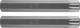 NEO Μύτη Κατσαβιδιού Torx T55, 75mm, από Ατσάλι S2, 2 Τεμάχια, 10-948