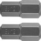 Neo Εξάγωνη Μύτη Κατσαβιδιού 12 x 30 mm από Χάλυβα S2, 2 Τεμάχια - 10-978