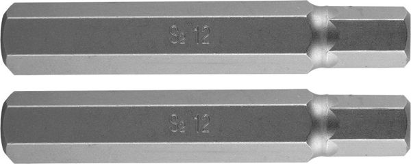 NEO Μύτη Hex 12mm x 75mm, Ατσάλι S2, 2 Τεμάχια - 10-988