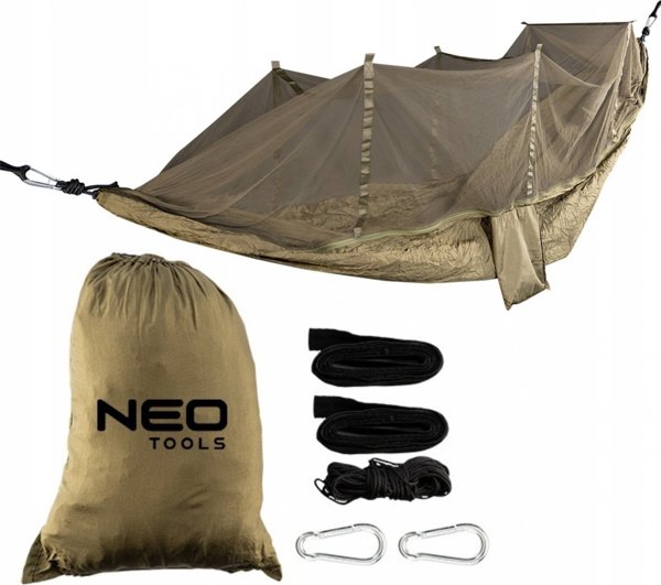 Neo Αιώρα με Κουνουπιέρα 330x140 cm, Νάιλον 210T, Αντοχή 200kg