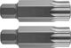 Neo Μύτη Κατσαβιδιού Torx T100, 75mm, Ατσάλι S2, 2 Τεμάχια, 10-960